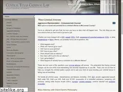 Sites similar to criminallawyerwacotexas.com