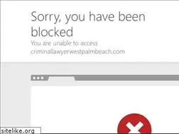 Sites similar to criminallawyerwestpalmbeach.com