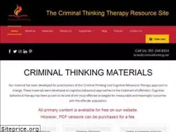 Sites similar to criminalthinking.net
