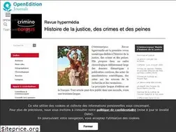 Sites similar to criminocorpus.revues.org