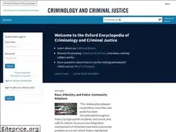 Sites similar to criminology.oxfordre.com