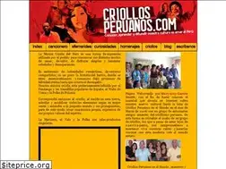 Sites similar to criollosperuanos.com