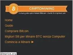 Sites similar to criptomining.it