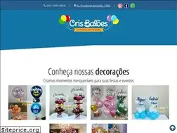 Sites similar to crisbaloes.com.br