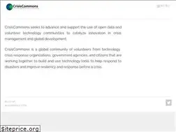 Sites similar to crisiscommons.org