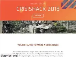 Sites similar to crisishack2018.splashthat.com