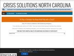 Sites similar to crisissolutionsnc.org