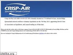 Sites similar to crisp-air.com.au