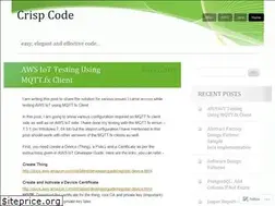 Sites similar to crispcode.wordpress.com