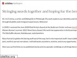 Sites similar to cristinahartmann.com