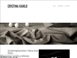Sites similar to cristinakahlo.com