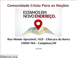 Sites similar to cristoparaasnacoes.org