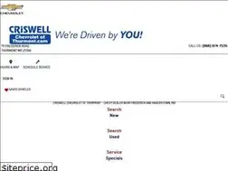 Sites similar to criswellchevroletofthurmont.com