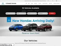 Sites similar to criswellhonda.com