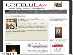 Sites similar to critellilaw.com