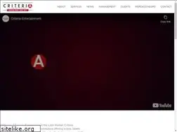 Sites similar to criteriaentertainment.com