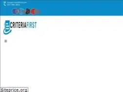 Sites similar to criteriafirst.com