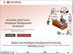 Sites similar to criterionscreeners.com
