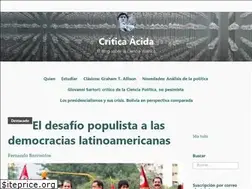 Sites similar to criticacida.wordpress.com
