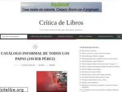 Sites similar to criticadelibros.com