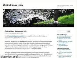 Sites similar to critical-mass-koeln.de
