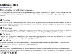 Sites similar to critical-notes.com
