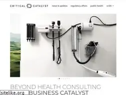 Sites similar to criticalcatalyst.com