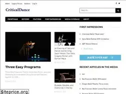 Sites similar to criticaldance.org