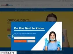 Sites similar to criticaldental.com.au