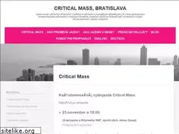 Sites similar to criticalmass.sk