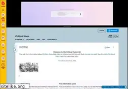 Sites similar to criticalmass.wikia.com
