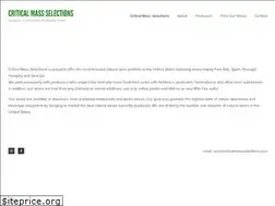 Sites similar to criticalmassselections.com
