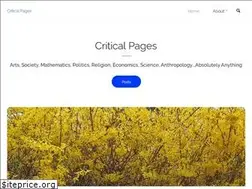 Sites similar to criticalpages.com