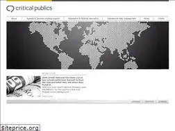 Sites similar to criticalpublics.com