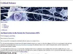 Sites similar to criticalscience.com