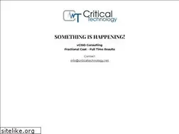 Sites similar to criticaltechnology.net