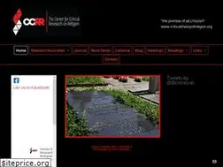 Sites similar to criticaltheoryofreligion.org