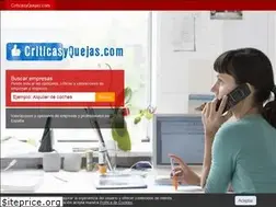 Sites similar to criticasyquejas.com