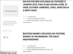 Sites similar to criticisingfeminism.wordpress.com