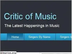 Sites similar to criticofmusic.com
