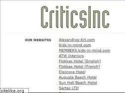 Sites similar to criticsinc.com