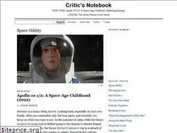 Sites similar to criticsnotebook.com