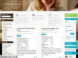 Sites similar to critique-livre.fr