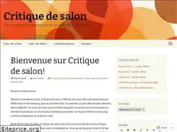 Sites similar to critiquedesalon.wordpress.com