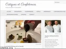 Sites similar to critiquesetconfidences.fr
