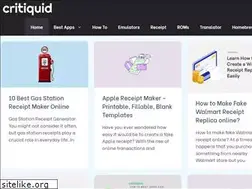 Sites similar to critiquid.com
