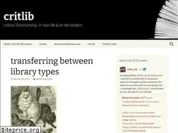 Sites similar to critlib.org