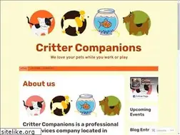 Sites similar to crittercompanionsinc.com