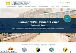 Sites similar to crlt.umich.edu