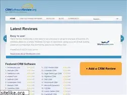 Sites similar to crmsoftwarereview.org